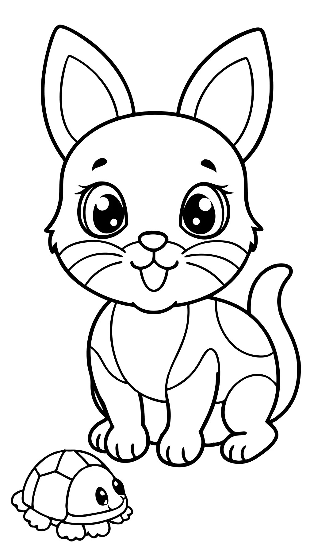 easy coloring pages animals